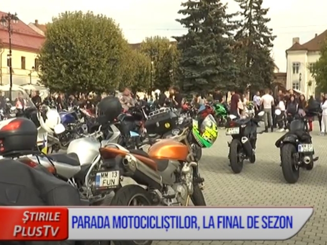 PARADA MOTOCICLIȘTILOR, LA FINAL DE SEZON