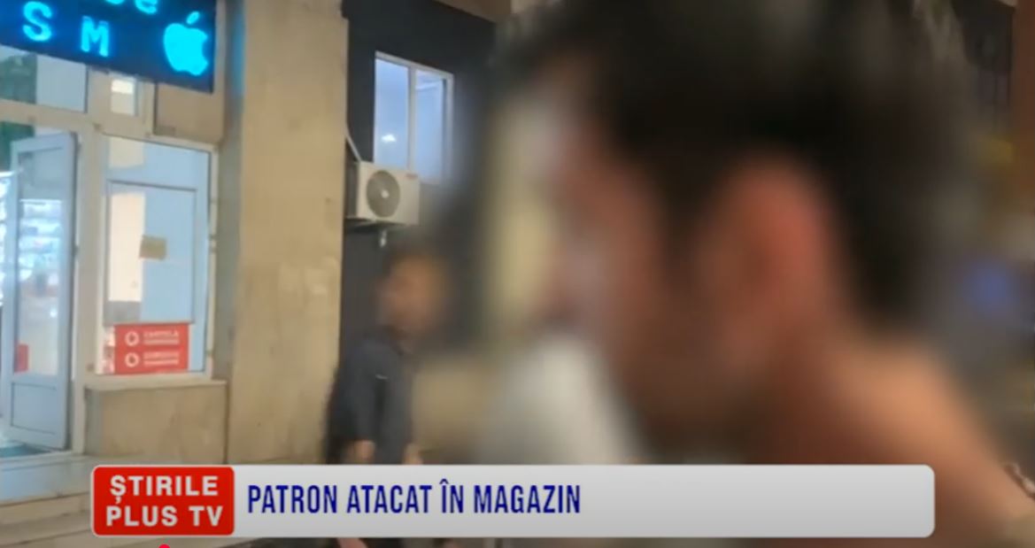 PATRON ATACAT ÎN MAGAZIN