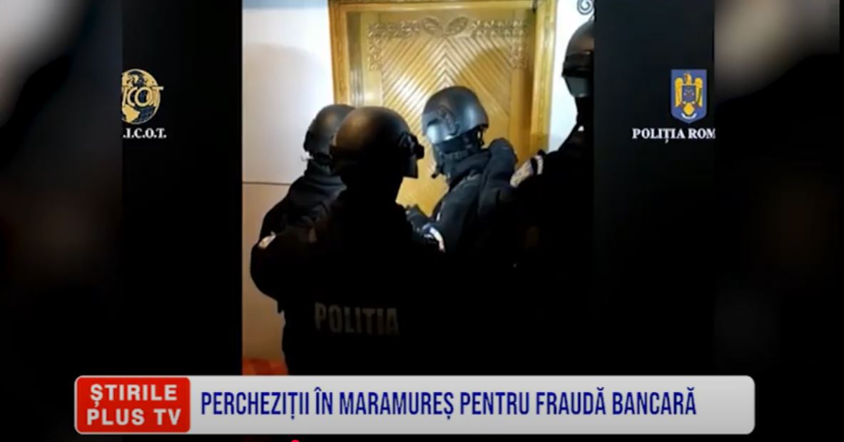 PERCHEZIȚII ÎN MARAMUREȘ PENTRU FRAUDĂ BANCARĂ