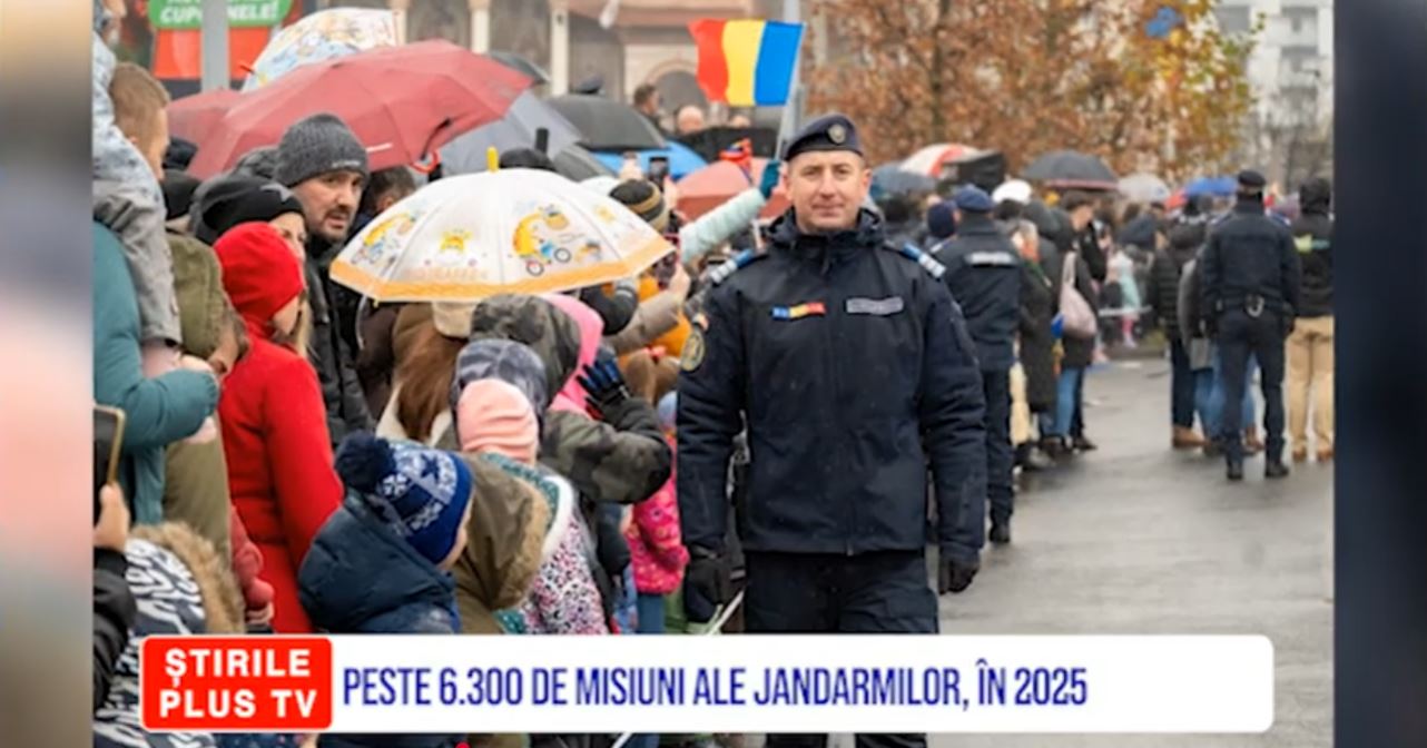 PESTE 6.300 DE MISIUNI ALE JANDARMILOR, ÎN 2025