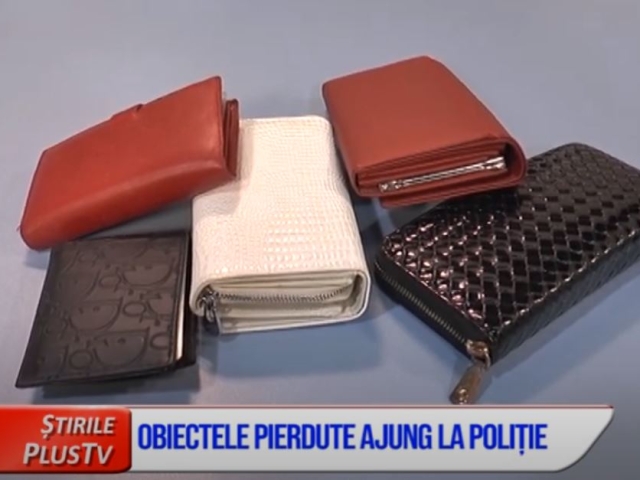 OBIECTELE PIERDUTE AJUNG LA POLIȚIE