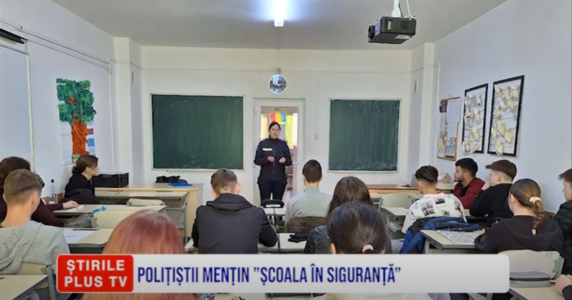 POLIȚIȘTII MENȚIN ”ȘCOALA ÎN SIGURANȚĂ”