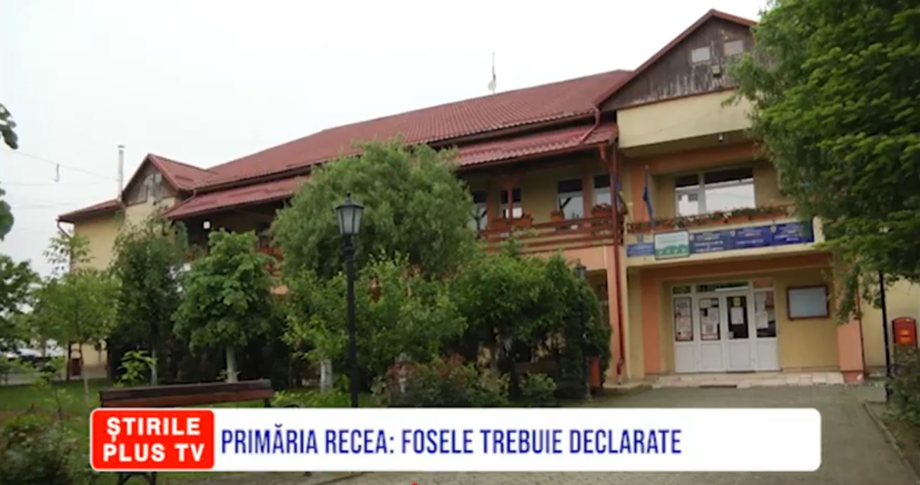 PRIMĂRIA RECEA: FOSELE TREBUIE DECLARATE