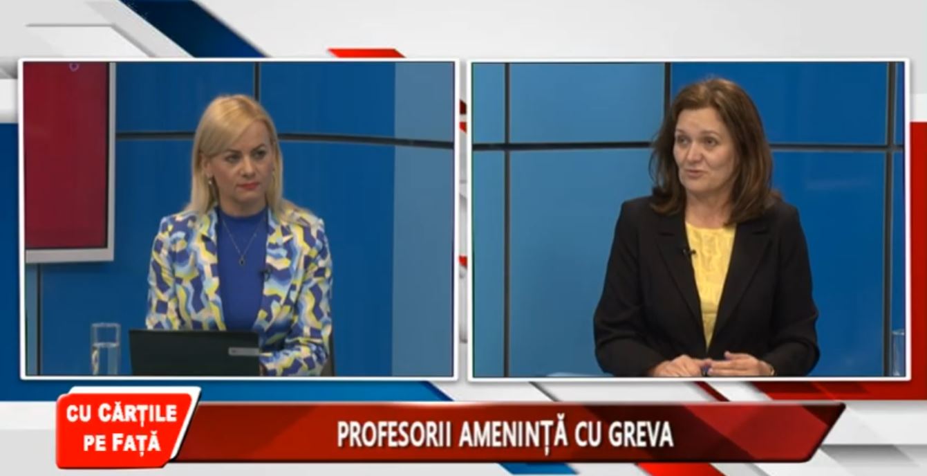 CU CĂRȚILE PE FAȚĂ - PROFESORII AMENINȚĂ CU GREVA