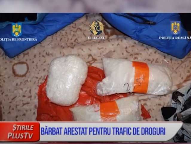 BĂRBAT ARESTAT PENTRU TRAFIC DE DROGURI