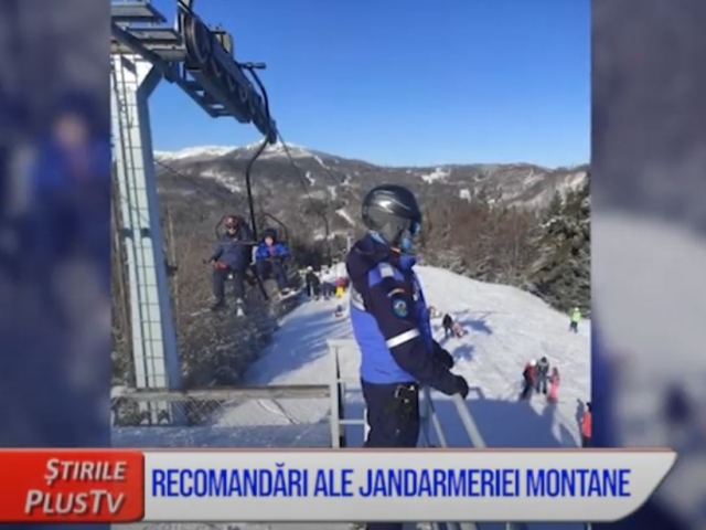 RECOMANDĂRI ALE JANDARMERIEI MONTANE