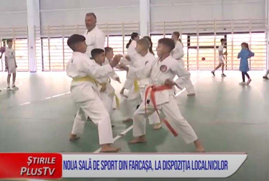 NOUA SALĂ DE SPORT DIN FARCAȘA, LA DISPOZIȚIA LOCALNICILOR