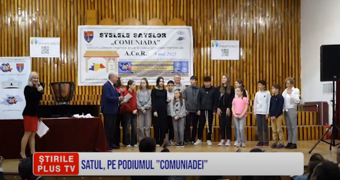 SATUL, PE PODIUMUL ”COMUNIADEI”