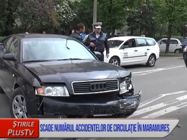 SCADE NUMĂRUL ACCIDENTELOR DE CIRCULAȚIE ÎN MARAMUREȘ