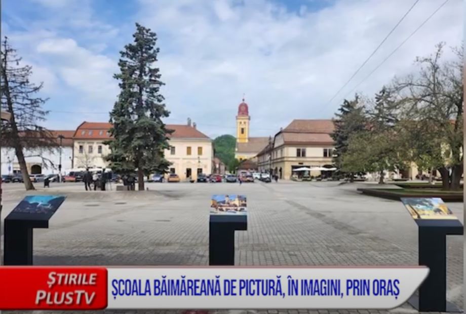 ȘCOALA BĂIMĂREANĂ DE PICTURĂ, ÎN IMAGINI, PRIN ORAȘ