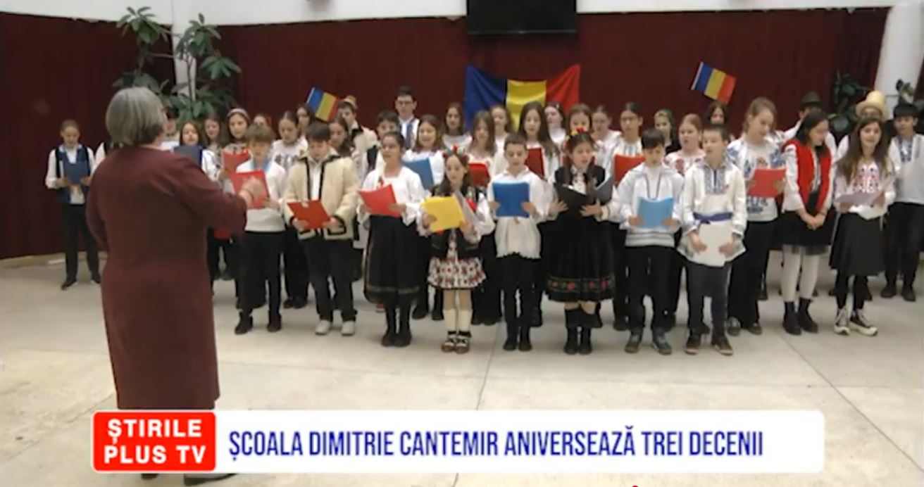 ȘCOALA DIMITRIE CANTEMIR ANIVERSEAZĂ TREI DECENII