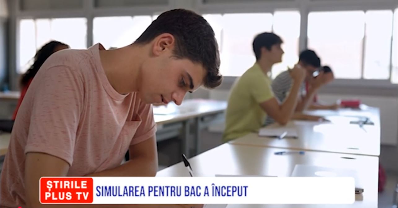 SIMULAREA PENTRU BAC A ÎNCEPUT