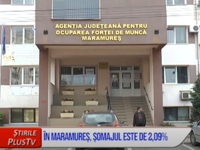 ÎN MARAMUREȘ, ȘOMAJUL ESTE DE 2,09%