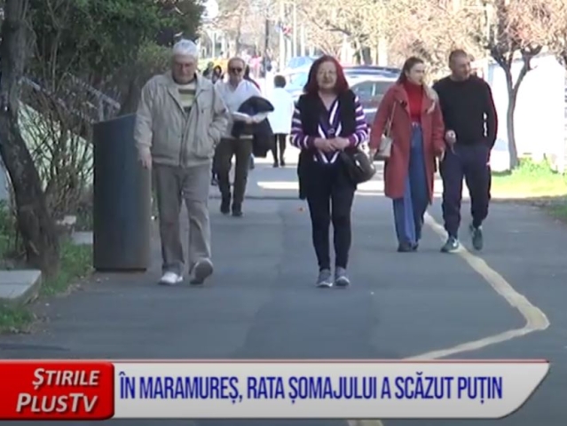 ÎN MARAMUREȘ, RATA ȘOMAJULUI A SCĂZUT PUȚIN