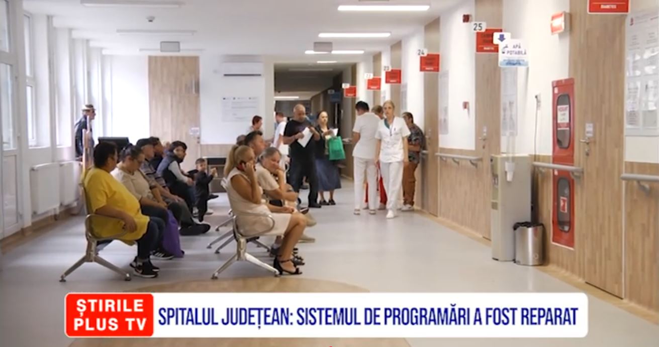 SPITALUL JUDEȚEAN: SISTEMUL DE PROGRAMĂRI A FOST REPARAT