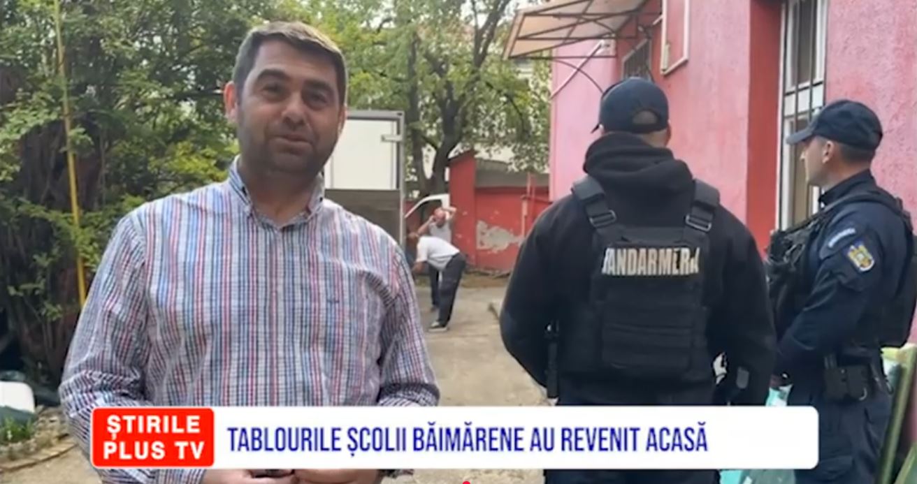 TABLOURILE ȘCOLII BĂIMĂRENE AU REVENIT ACASĂ