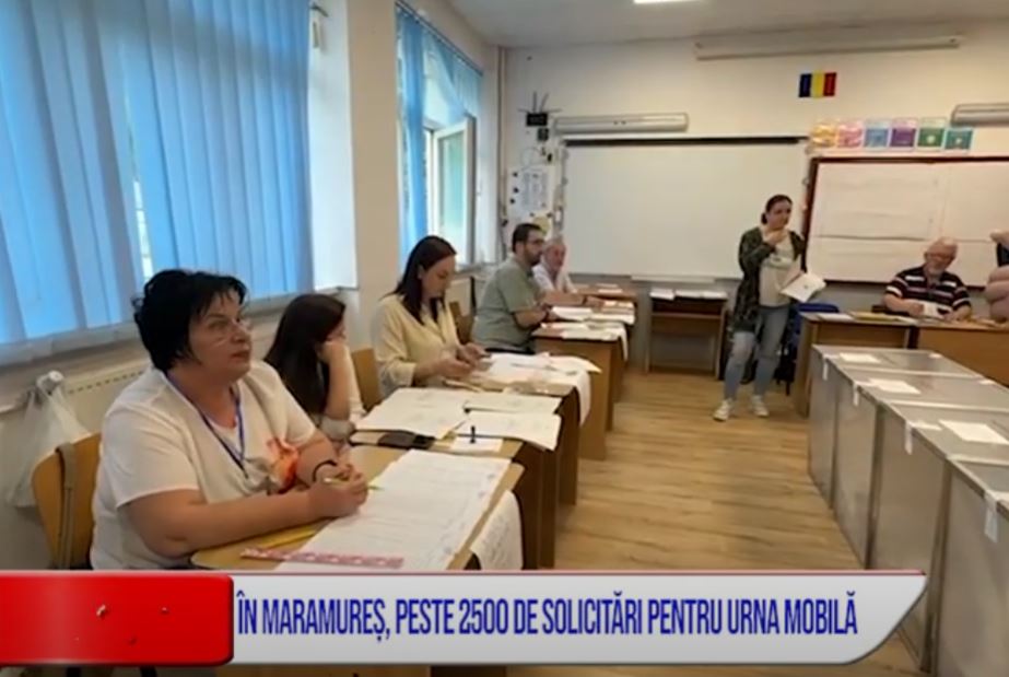 ÎN MARAMUREȘ, PESTE 2500 DE SOLICITĂRI PENTRU URNA MOBILĂ