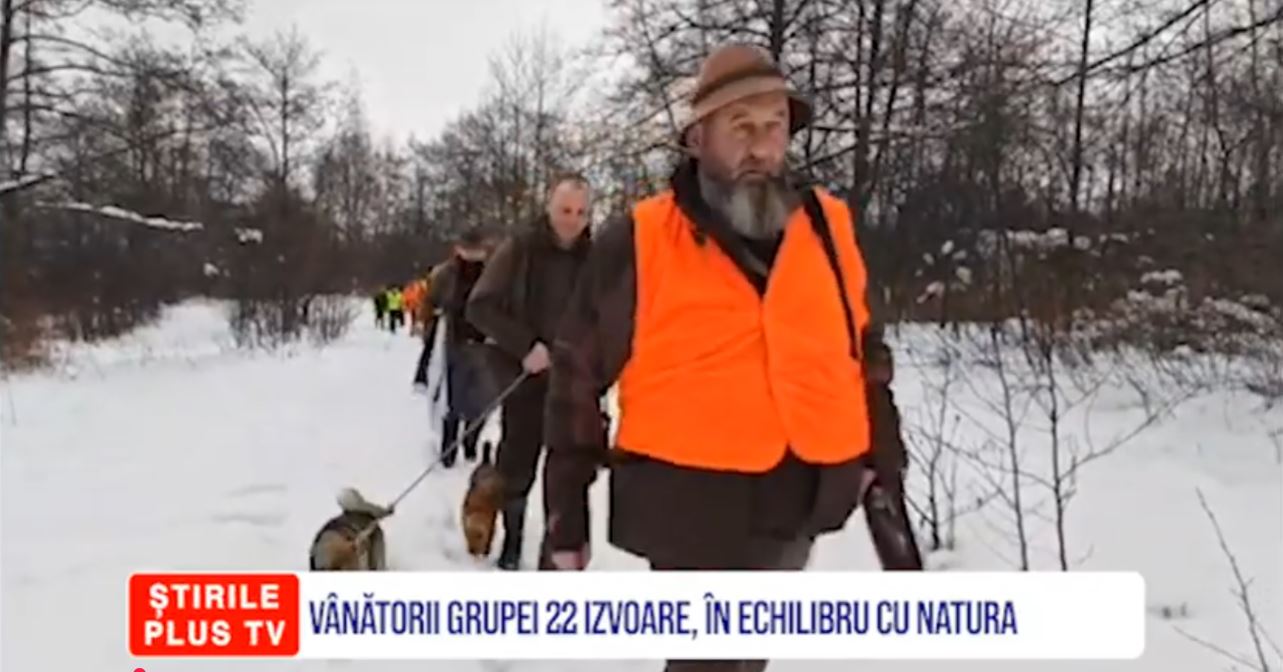 VÂNĂTORII GRUPEI 22 IZVOARE, ÎN ECHILIBRU CU NATURA