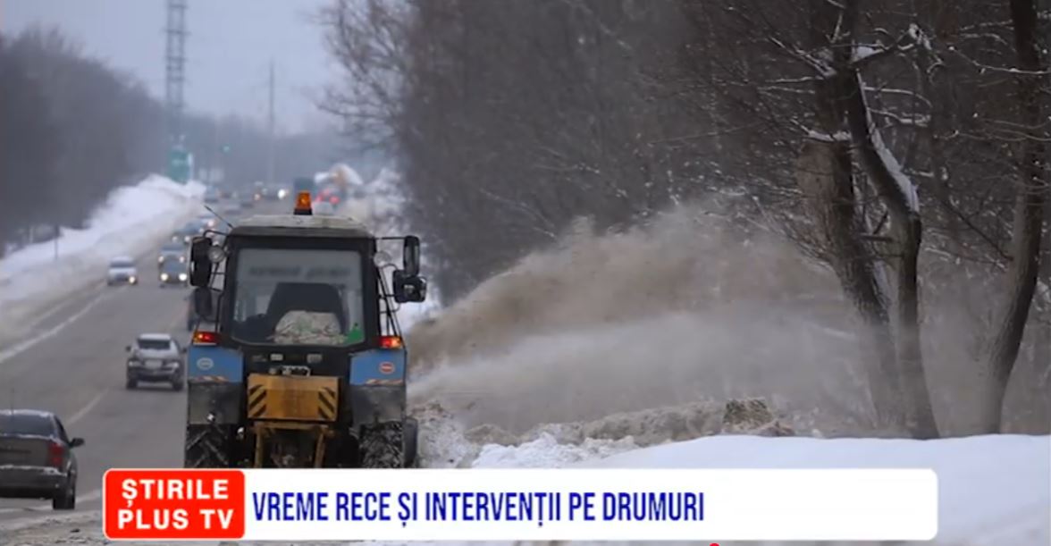 VREME RECE ȘI INTERVENȚII PE DRUMURI