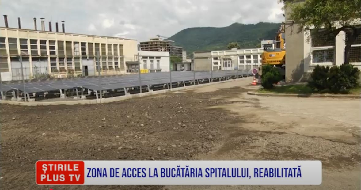 ZONA DE ACCES LA BUCĂTĂRIA SPITALULUI, REABILITATĂ